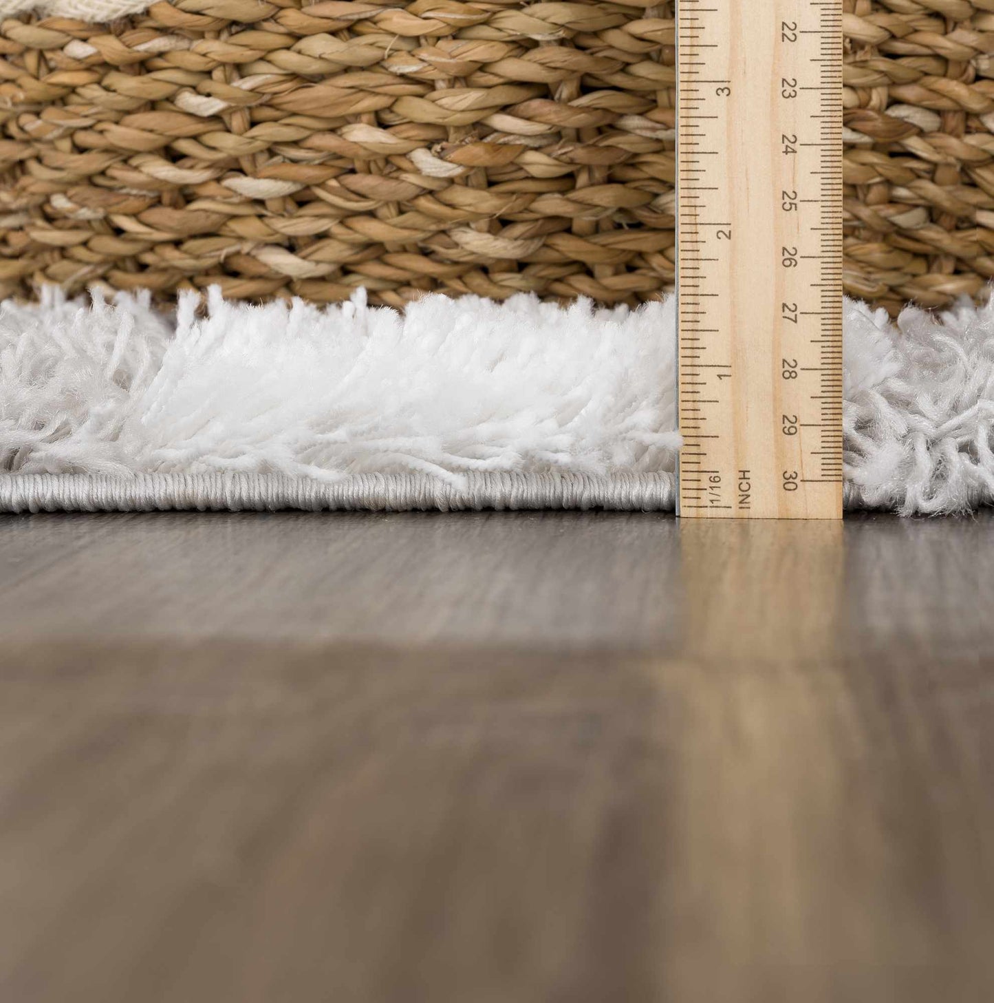 Gray Checkered Area Rug