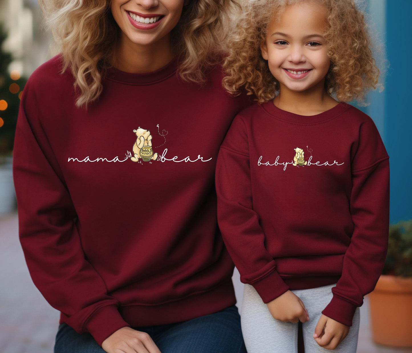 Mama Bear Baby Bear Sweatshirt Set