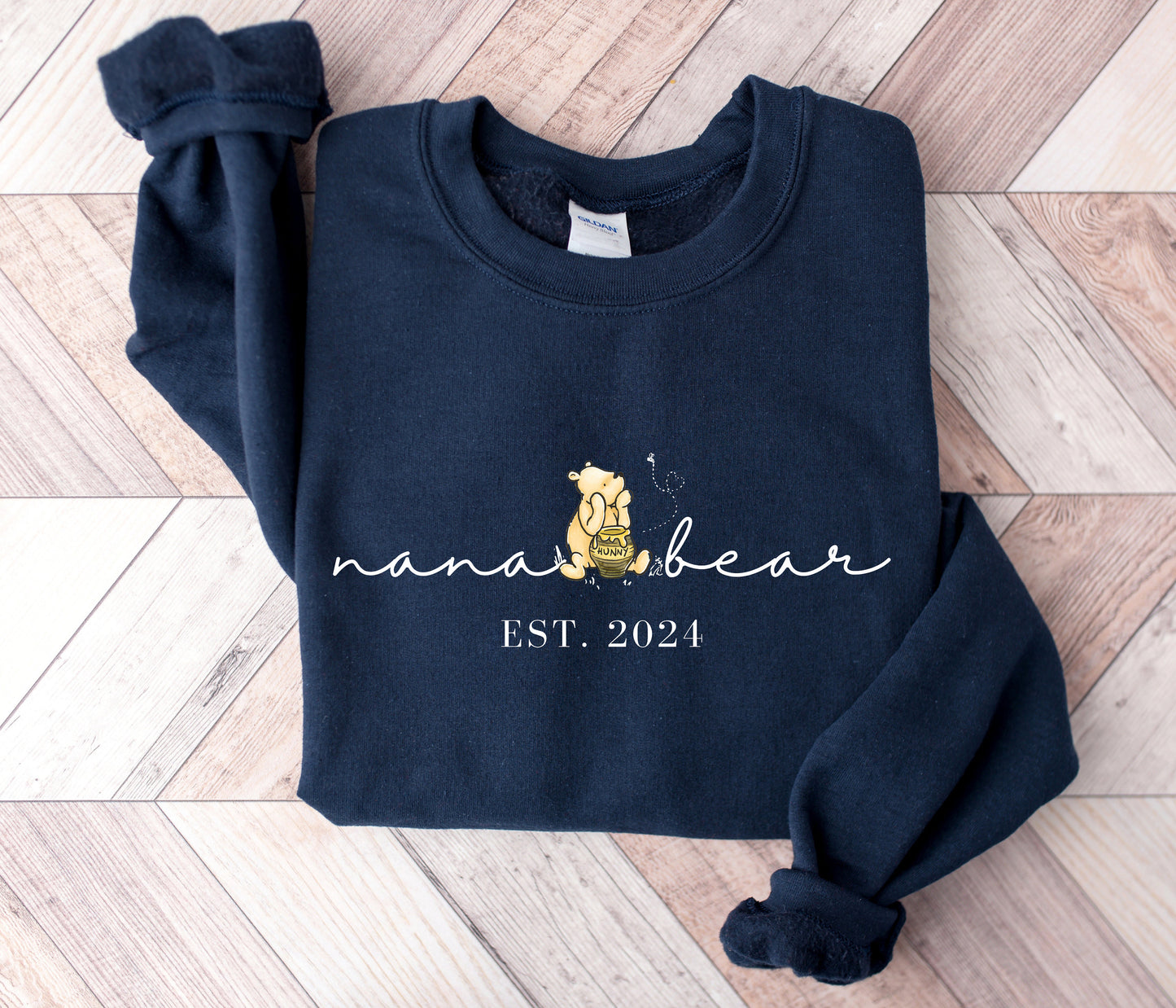 Personalized Nana Pooh Bear Sweatshirt