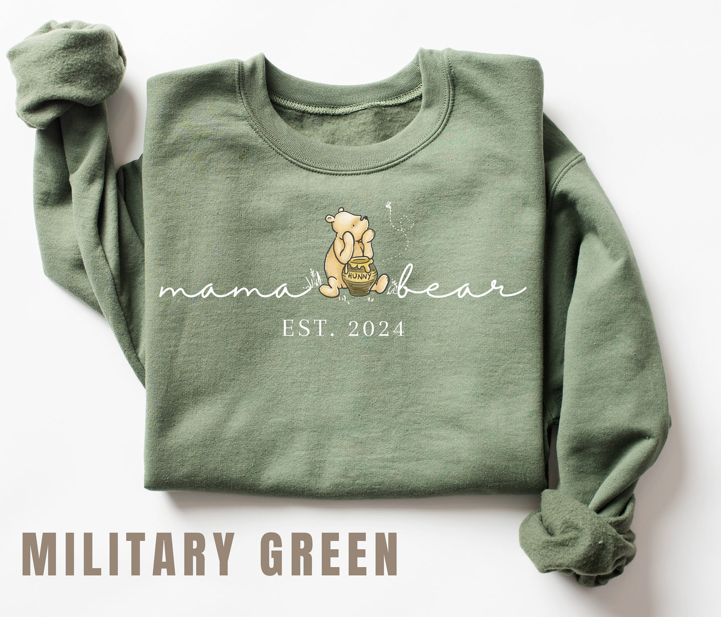 Papa Bear & Mama Bear Crewneck Set