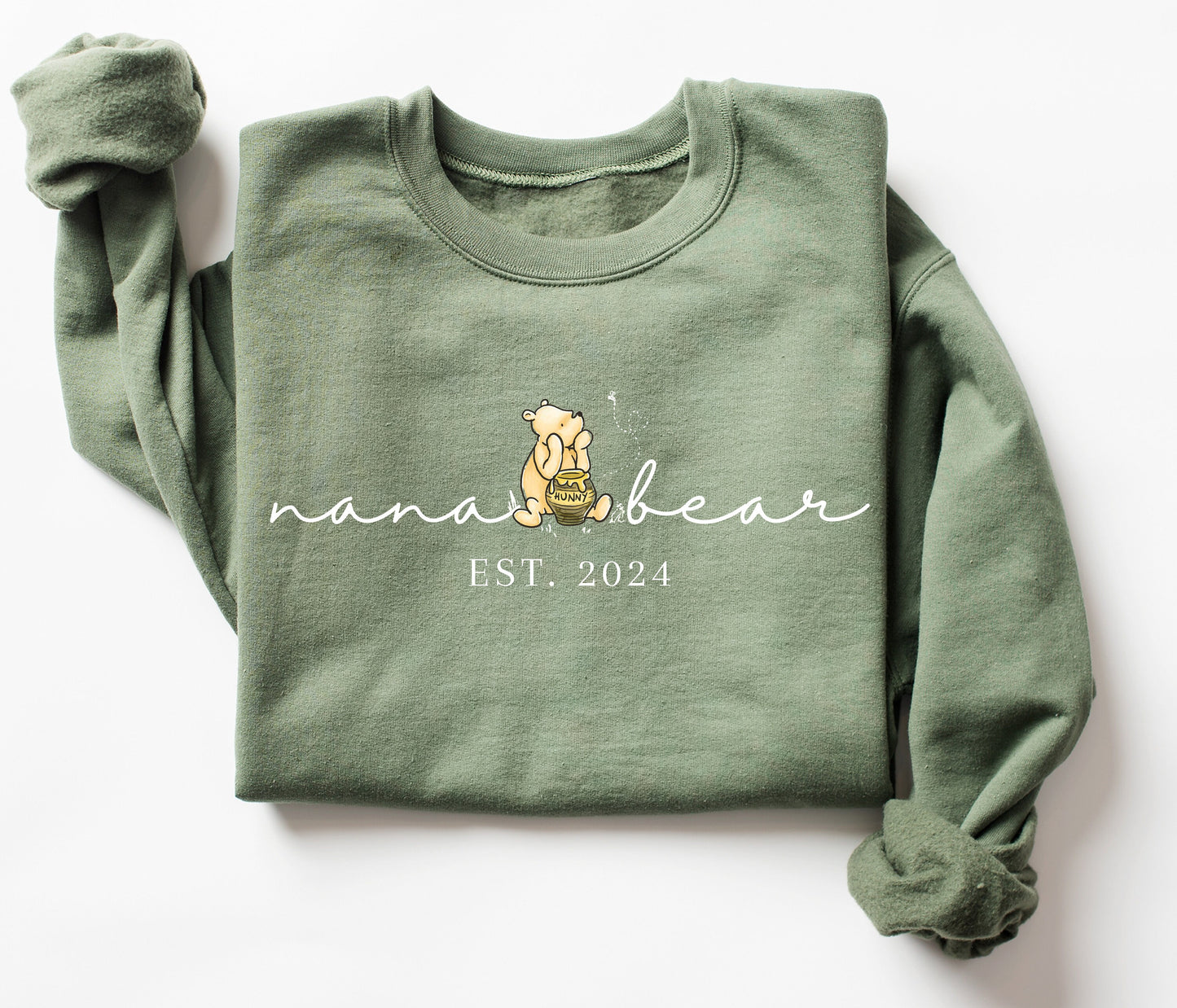Personalized Nana Pooh Bear Sweatshirt