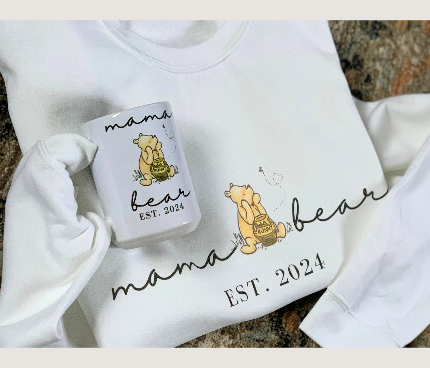 Papa and Mama Bear Matching Mug Set