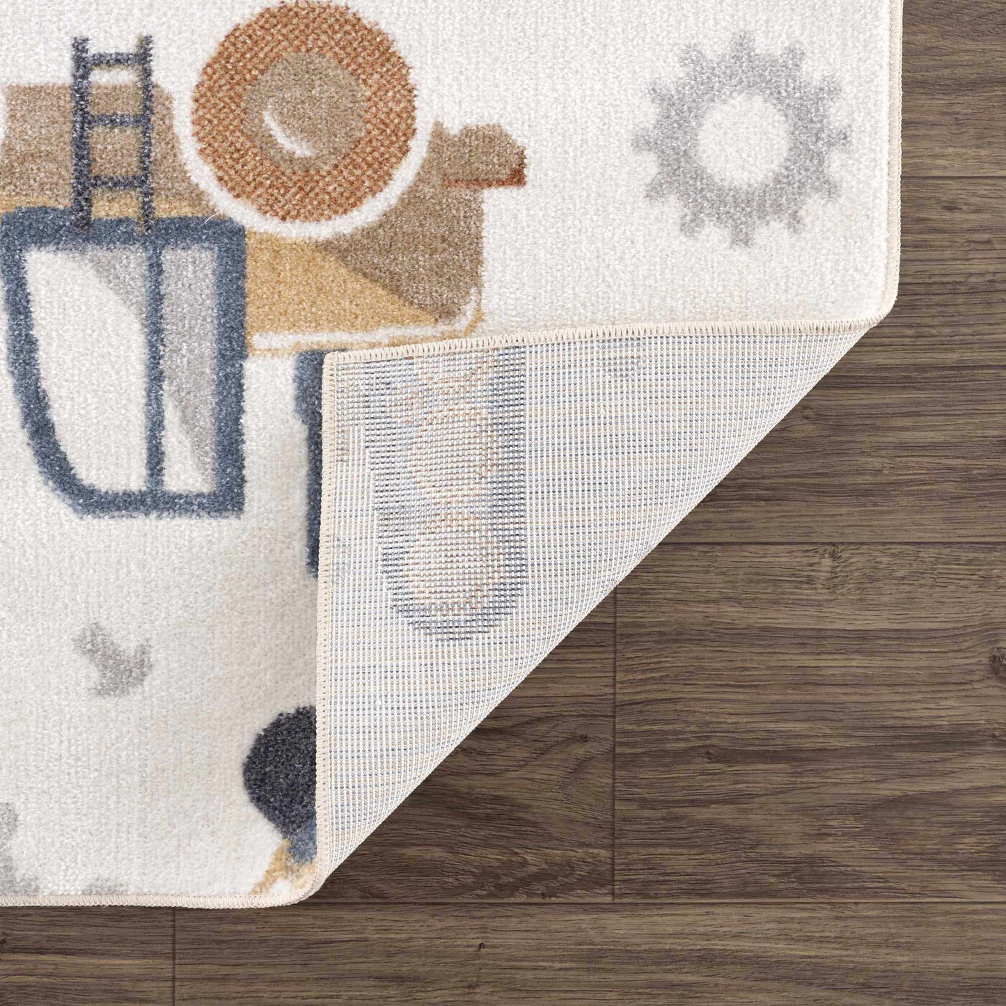 Vintage Tractor Nursery Rug