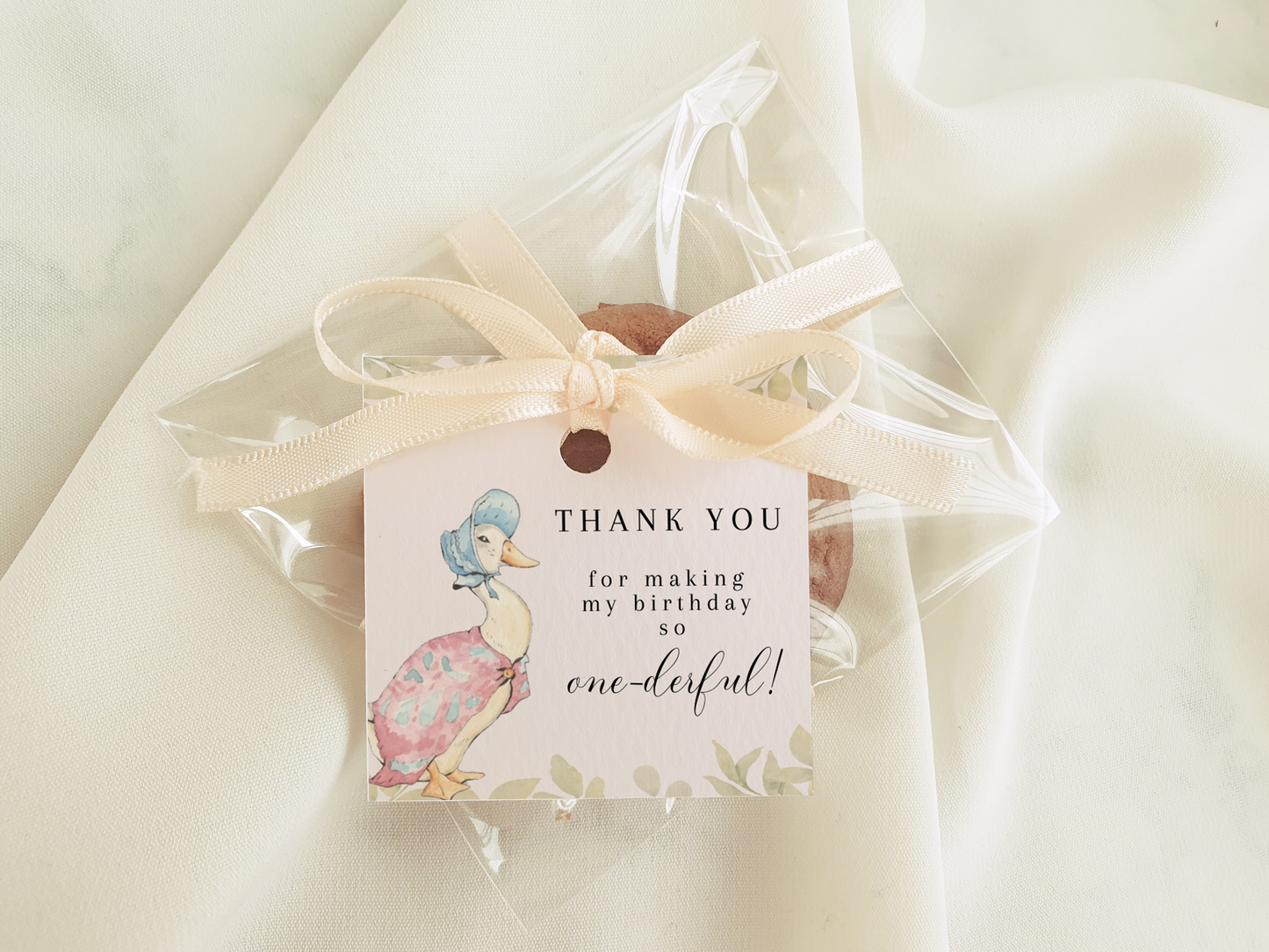 Jemima Puddleduck 1st Birthday Invitation Template