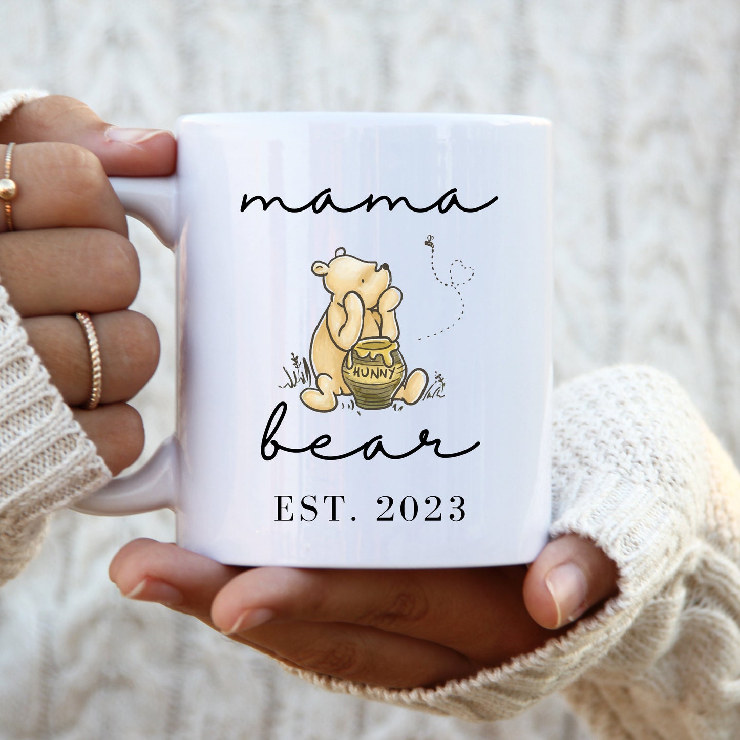 Custom Mama Bear Winnie the Pooh Mug