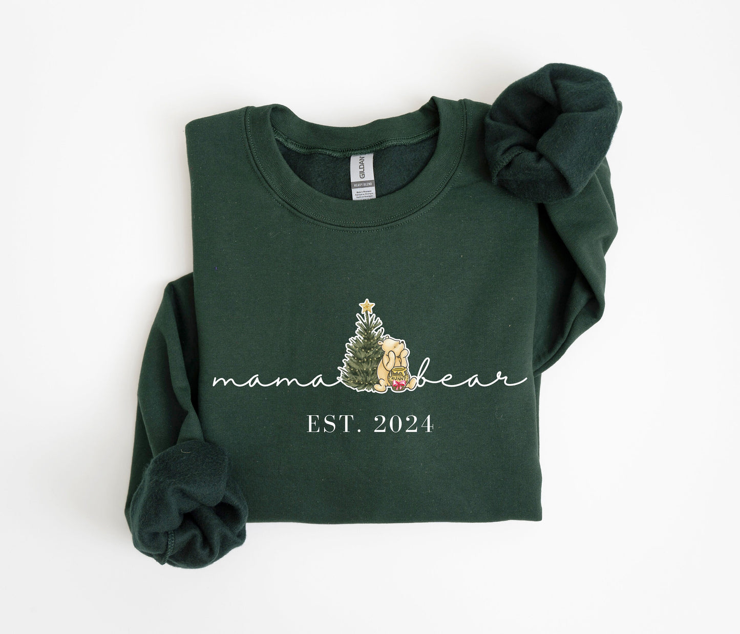 Christmas Pooh Mama Sweatshirt