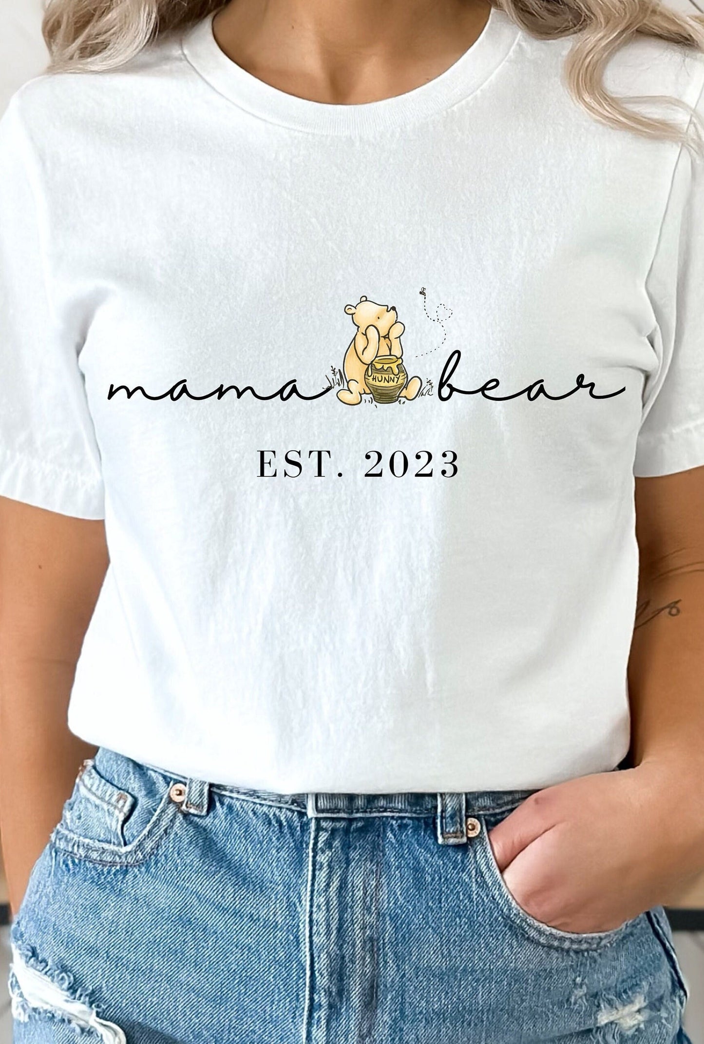 Custom Mama Pooh Bear Shirt