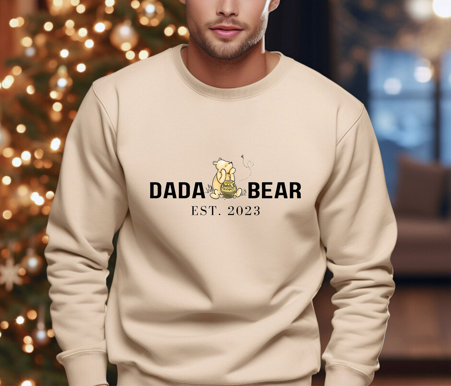 Dada Bear Customized Crewneck