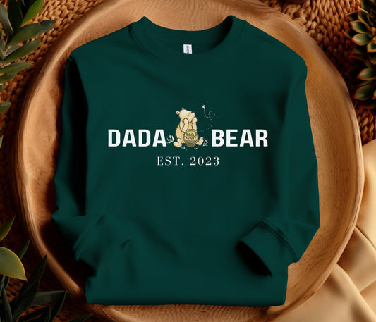 Dada Bear Customized Crewneck