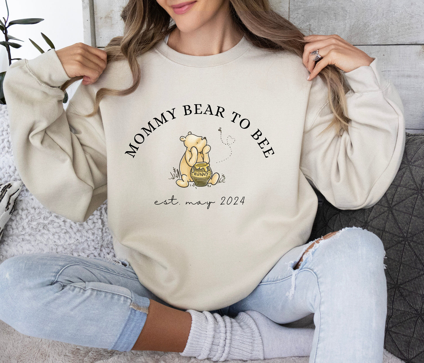 Mommy to Bee Pregnancy Sweatshirt