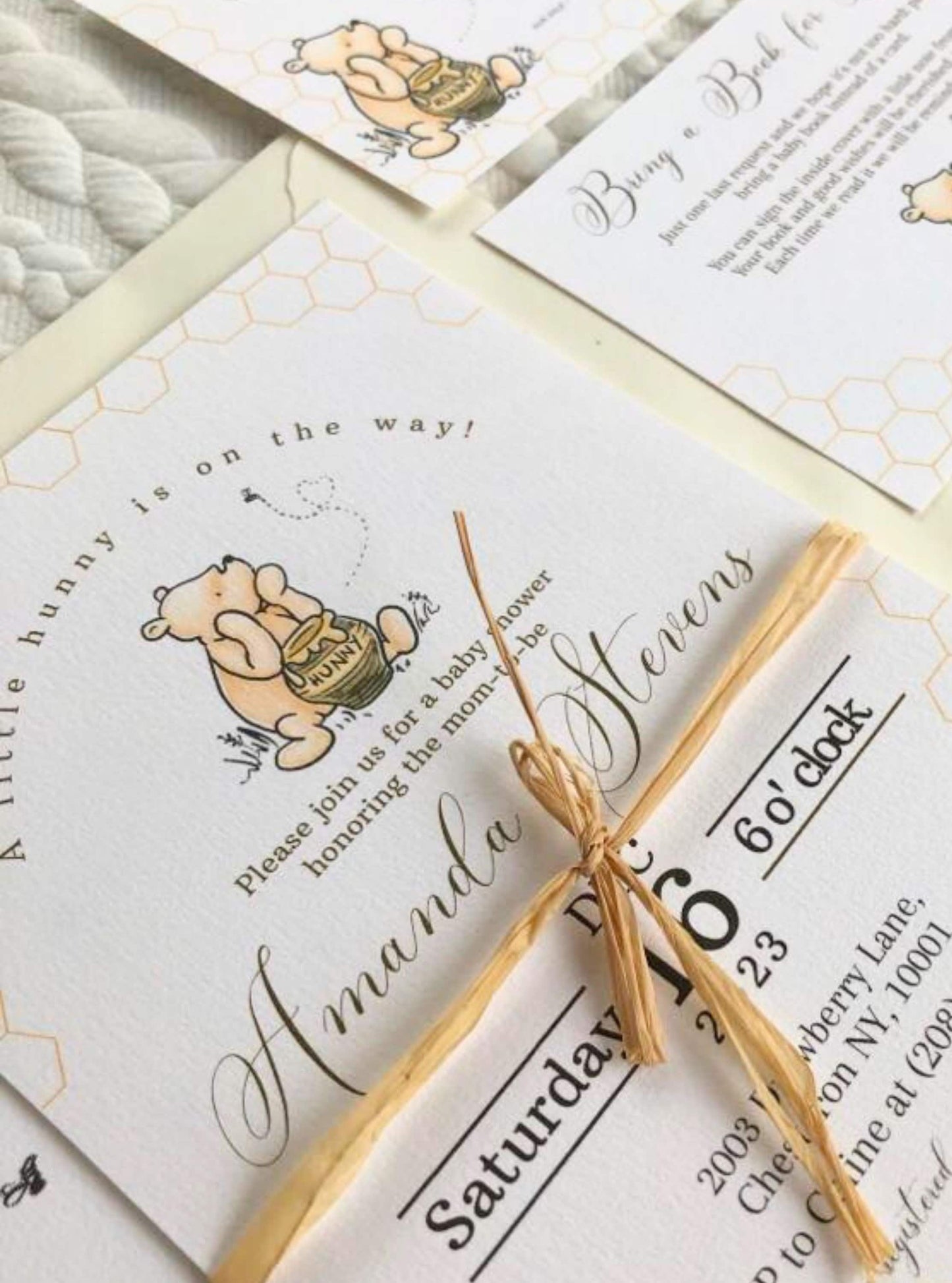 Classic Winnie the Pooh Baby Shower Bundle