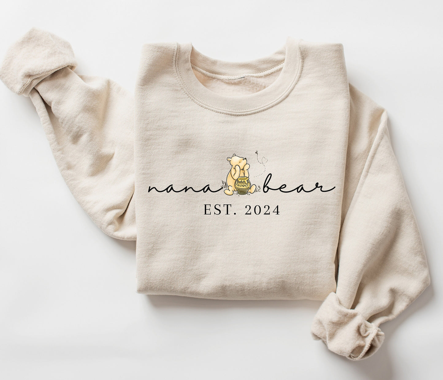 Personalized Nana Pooh Bear Sweatshirt