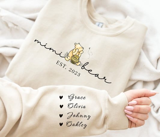 Custom Mimi Bear Crewneck