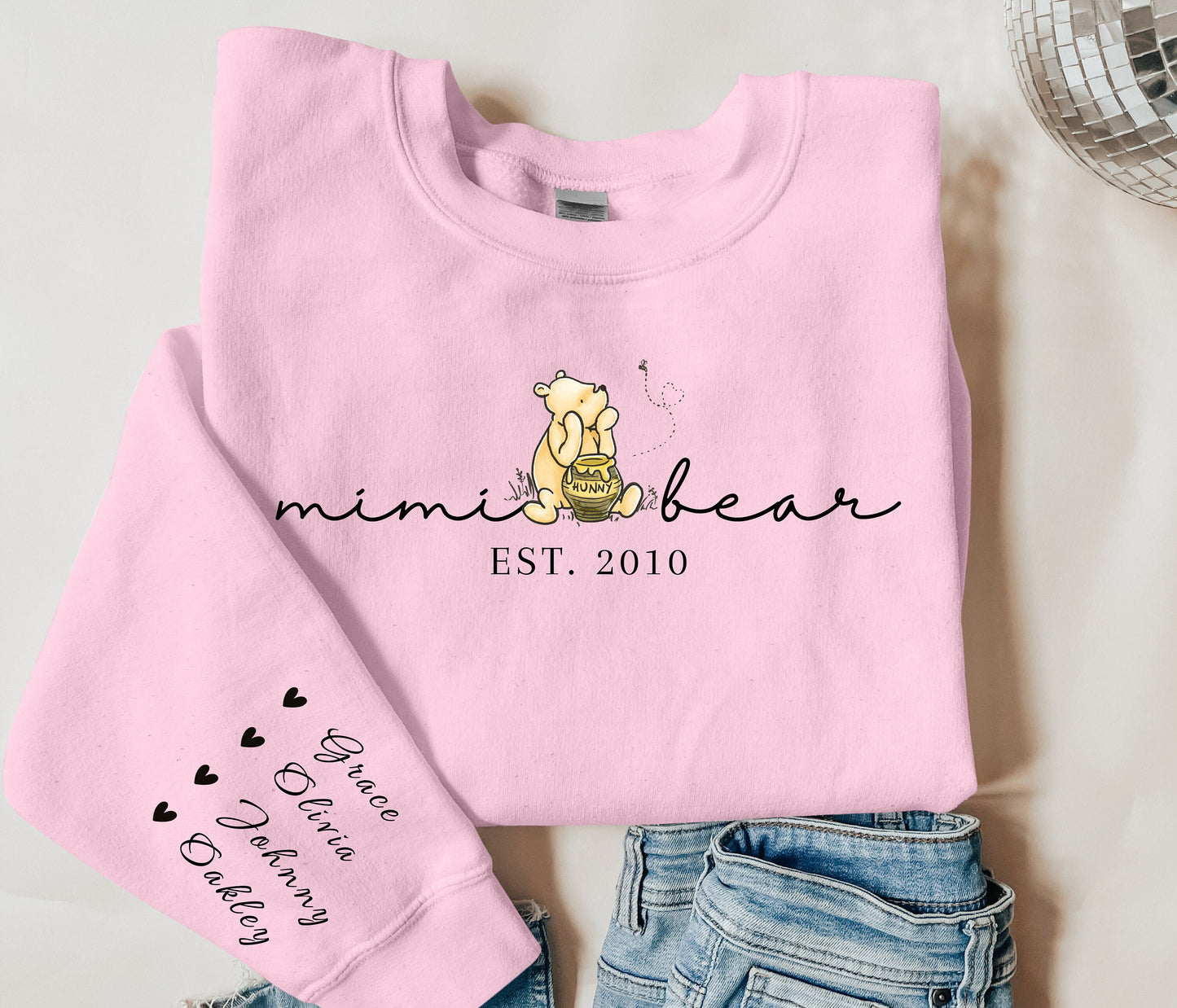 Custom Mimi Bear Crewneck