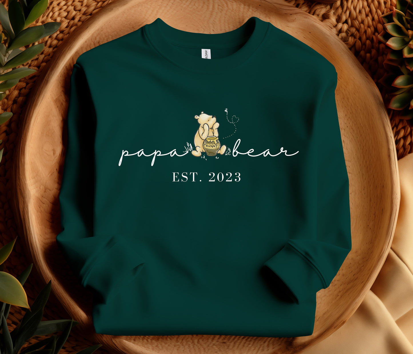 Custom Papa Bear Sweatshirt