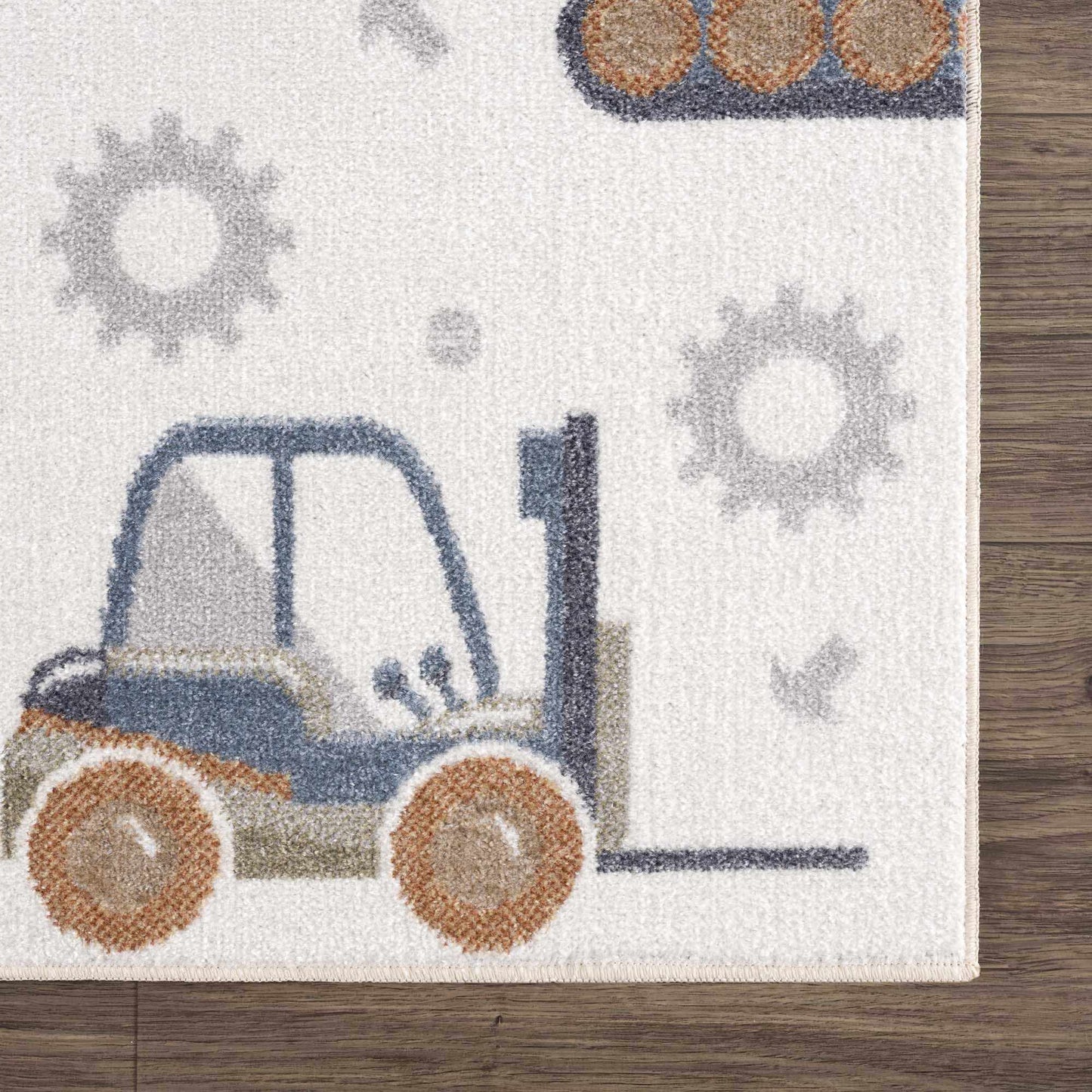 Vintage Tractor Nursery Rug