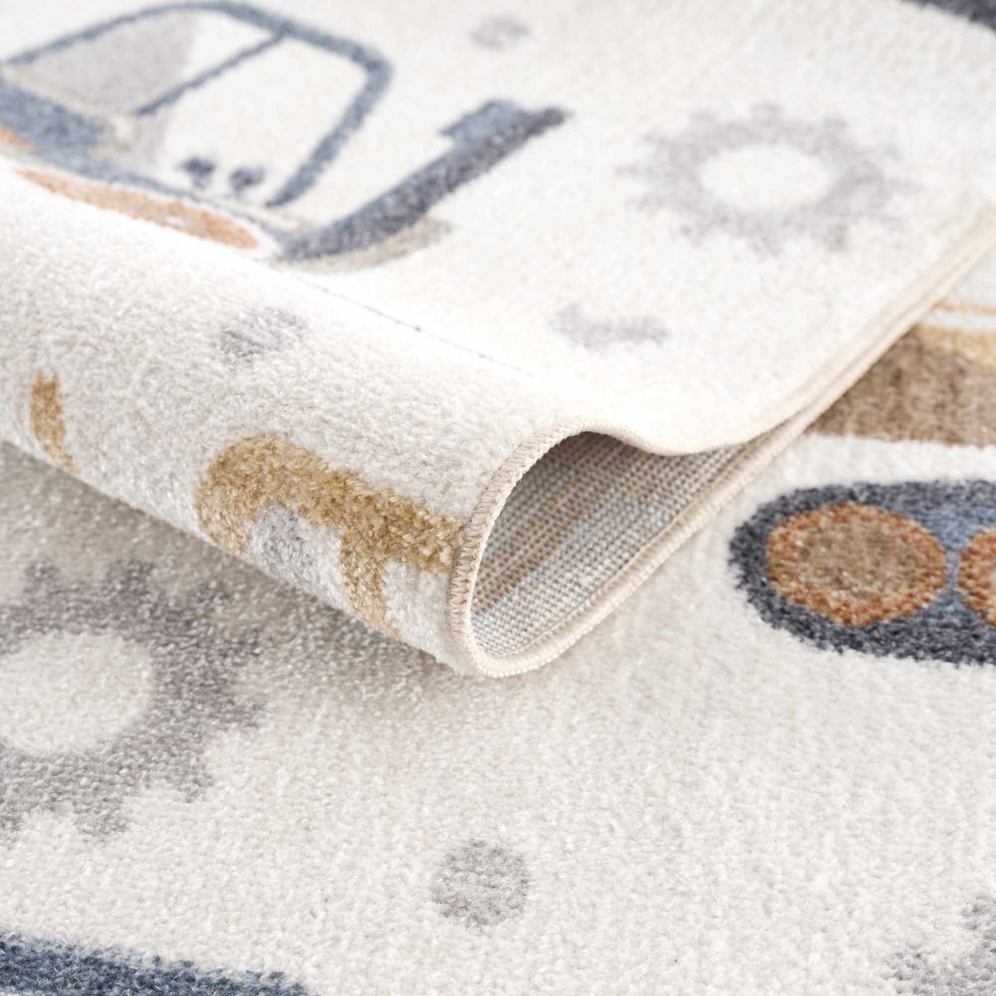 Vintage Tractor Nursery Rug